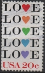 Stamps United States -  Love