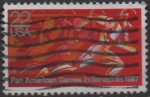 Stamps United States -  Runner in Full Stride