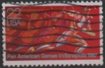 Stamps United States -  Runner in Full Stride