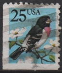Stamps United States -  Grosbeak