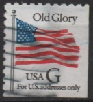 Stamps United States -  Bandera