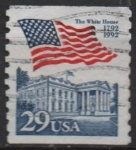 Stamps United States -  Bandera