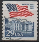 Stamps United States -  Bandera