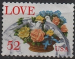 Stamps United States -  Love