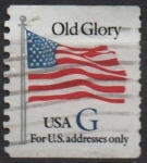 Stamps United States -  Bandera