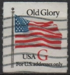 Stamps United States -  Bandera