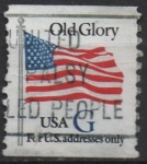 Stamps United States -  Bandera