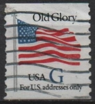 Stamps United States -  Bandera