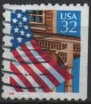 Stamps United States -  Bandera