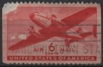 Stamps United States -  Avión Twin-Motored