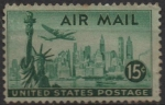 Stamps United States -  Estatua libertad y N.Yor