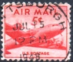 Stamps United States -  Avión Twin-Motored