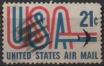 Stamps United States -  USA y Avion