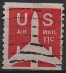 Stamps United States -  Avión  d' pasajeros