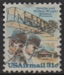 Sellos de America - Estados Unidos -  Wright Brothers