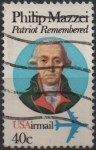 Stamps United States -  Philip Mazzel 1730-1816