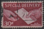 Stamps United States -  Sobre y Manos