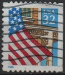 Stamps United States -  Bandera