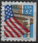 Stamps United States -  Bandera