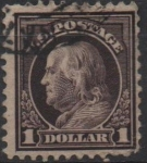 Stamps United States -  Franklin 