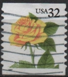 Stamps United States -  Rosa