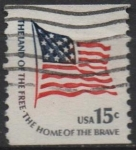 Stamps United States -  Bandera