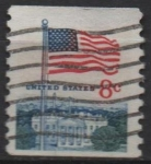 Stamps United States -  Bandera