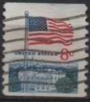 Stamps United States -  Bandera