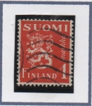 Stamps Finland -  Escudo d' Armas