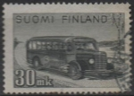 Sellos de Europa - Finlandia -  Autobus Correo