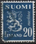 Stamps Finland -  Escudo d' Armas