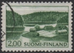 Stamps Finland -  Farm on Lake Shore