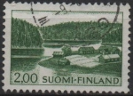 Stamps Finland -  Farm on Lake Shore