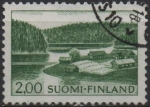 Stamps Finland -  Farm on Lake Shore