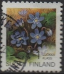 Sellos de Europa - Finlandia -  Flores, Hepatica