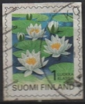 Stamps Finland -  Flores, Water Lily