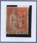 Stamps France -  Paz con rama d' Olivo