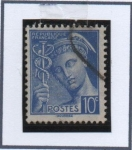 Stamps France -  Mercury