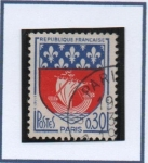 Stamps France -  Escudos, Paris