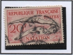 Stamps France -  Natacion