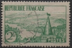 Stamps France -  Breton River Scene