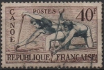 Stamps France -  Canoe Rancing