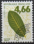 Stamps France -  Hojas, Walnut