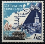 Stamps Monaco -  XXXII rally Monte-Carlo