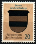 Stamps Liechtenstein -  serie- Escudos nobiliarios