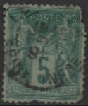 Stamps France -  Paz y Comercio