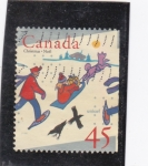 Sellos de America - Canad� -  NAVIDAD