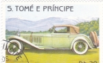 Stamps So Tom and Prncipe -  Mercedes Cabriolet