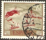 Stamps Spain -  1780 - Cueva Remigia en Castellón