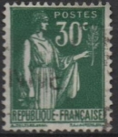 Stamps France -  Paz con rama d' Olivo